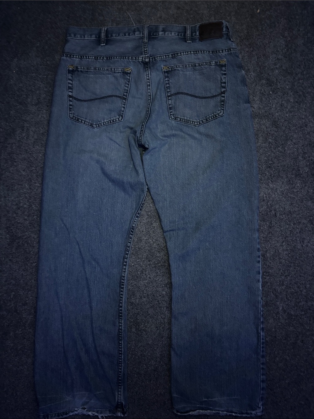 Men's Dark Blue bootcut Denim Jeans